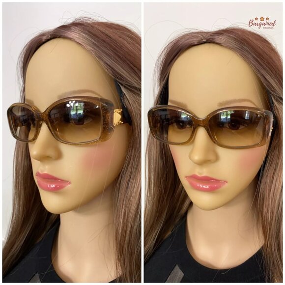 Authentic LOUIS VUITTON Gold Speckling Acetate Frame Soupcon Sunglasses - Z0003W - Picture 5 of 14